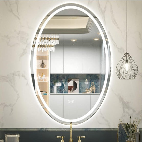 OVAL LED MIRROR
