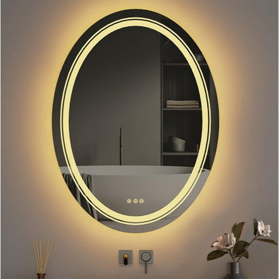 OVAL LED MIRROR